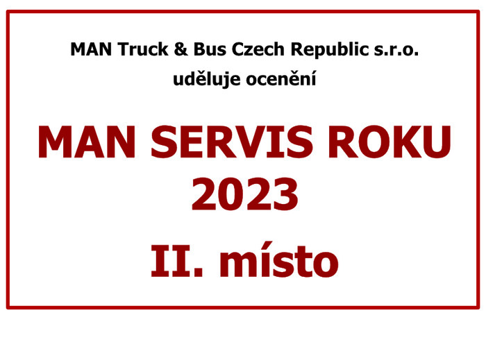 MAN servis roku 2023