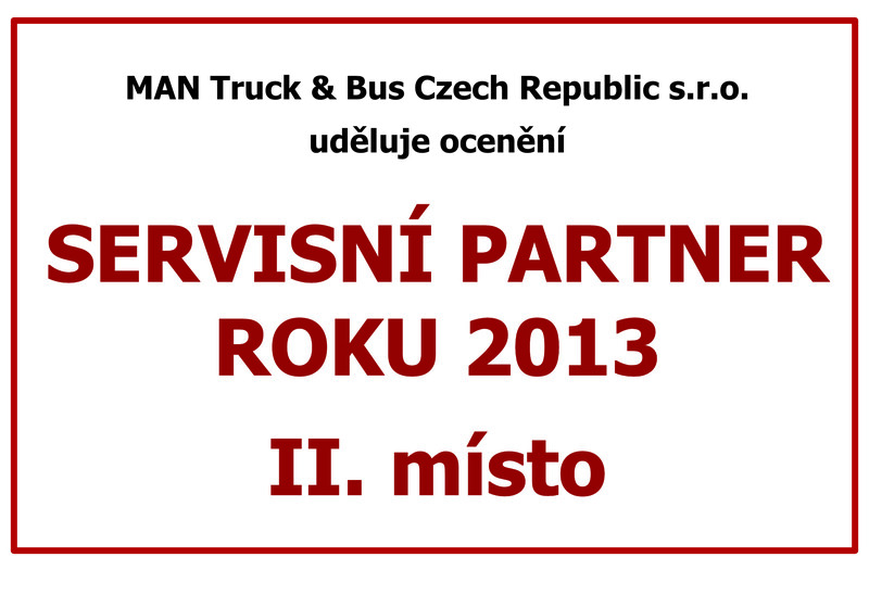 Servisní partner roku 2013